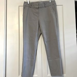 LOFT Gray Ankle Pants